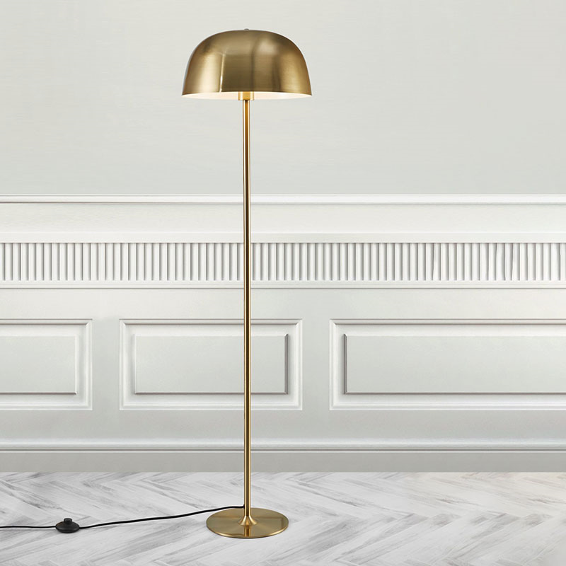 Cera Floor Lamp, H140cm, Brass-2