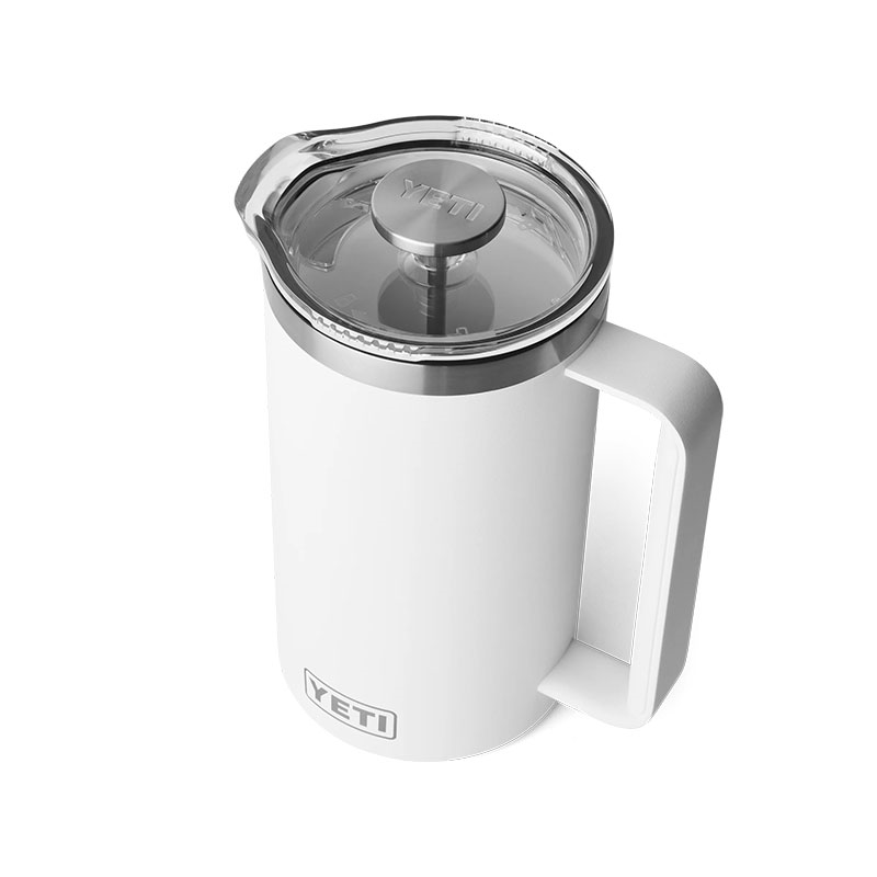 Rambler French Press, 34oz, White-2