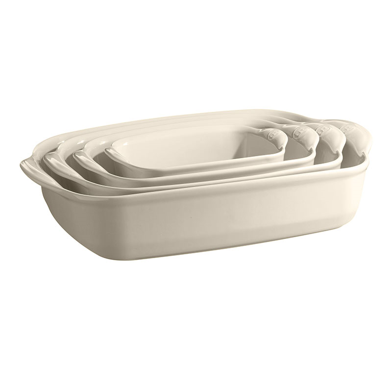 Ceramic Small Rectangular Oven Dish, 30cm, Clay-5