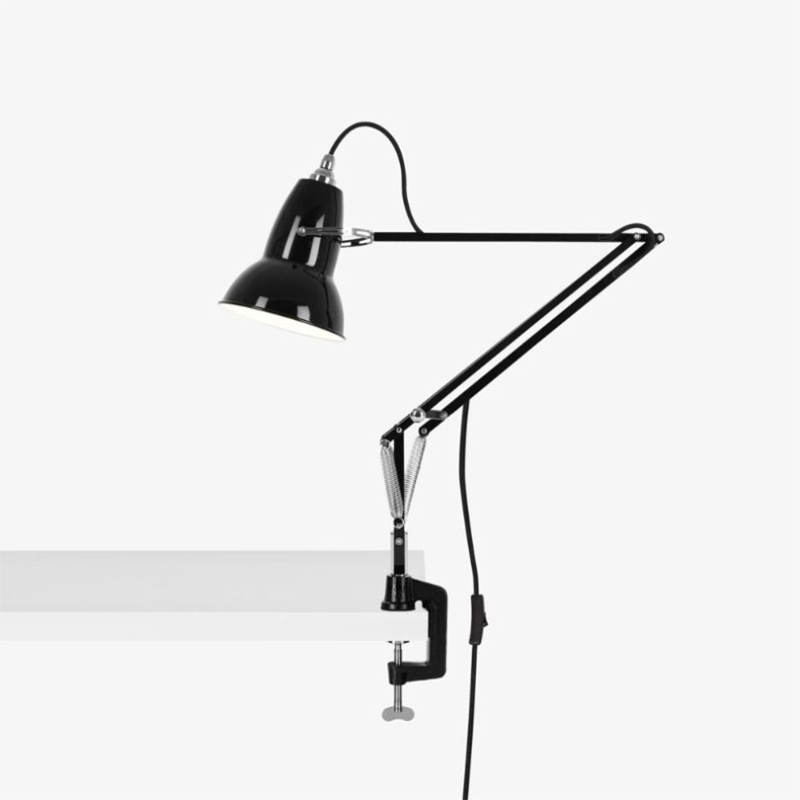 Original 1227 Desk Lamp with Desk Clamp, Jet Black-0