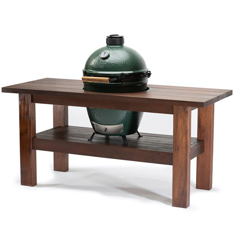 Premium Mahogany Table for Large Big Green Egg-0