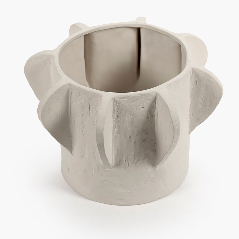 Molly Flower Pot, D35.5cm, Beige-1