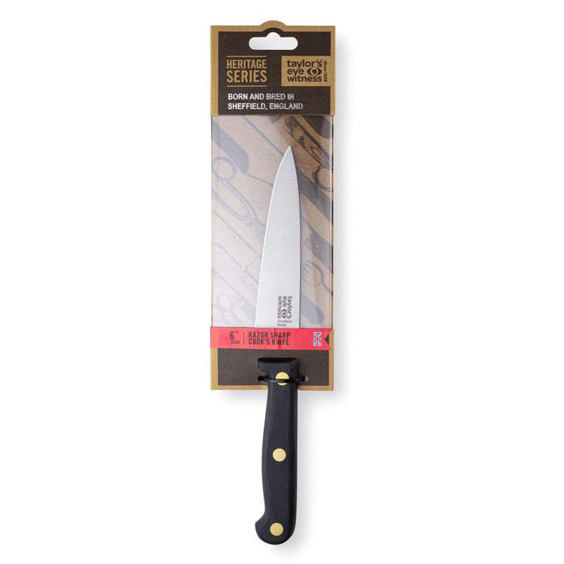 Heritage Series Cooks Knife, 15cm, Black-0