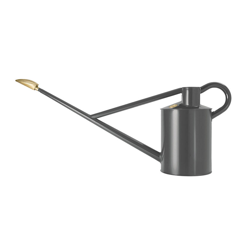 The Warley Fall Watering Can, 2 Gallons, Graphite-0