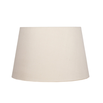 Lampshade, Stretched Silk, Cream, 30cm-0