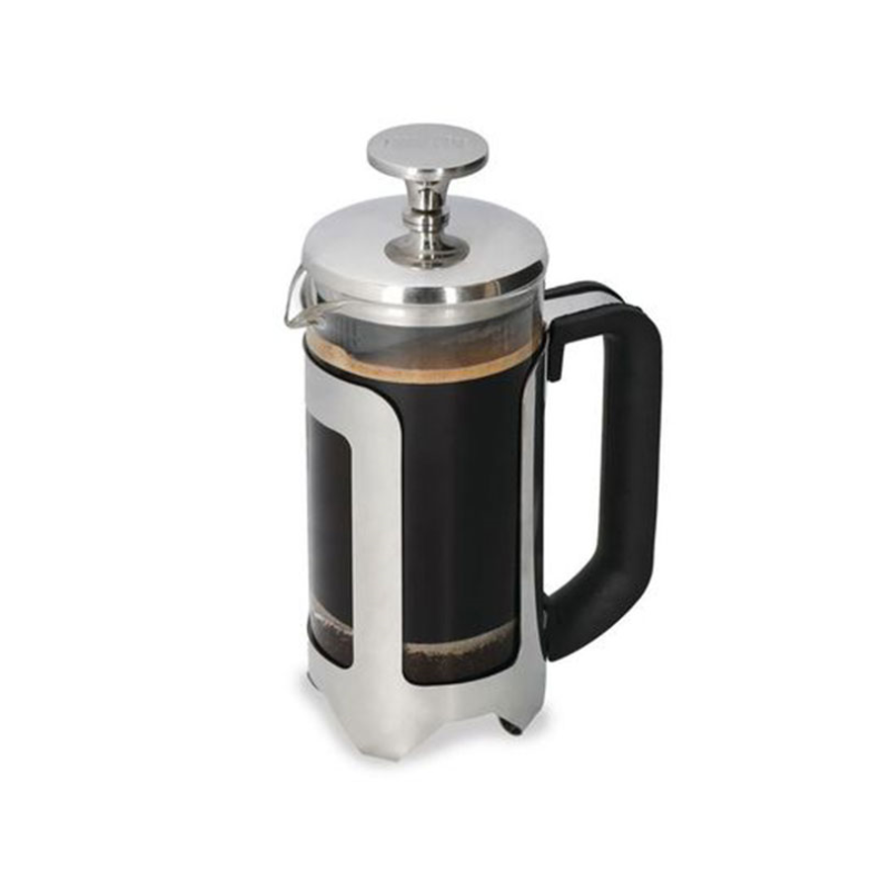 Roma Stainless Steel Cafetière, 3 Cup, Silver-3