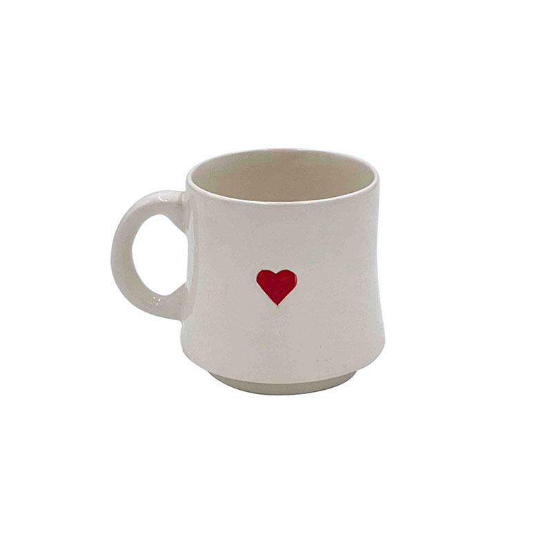 Love Heart Mug, 250ml, Red-0