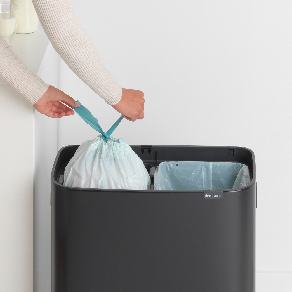 Bo Touch bin, 30 litre, Matt Black-1