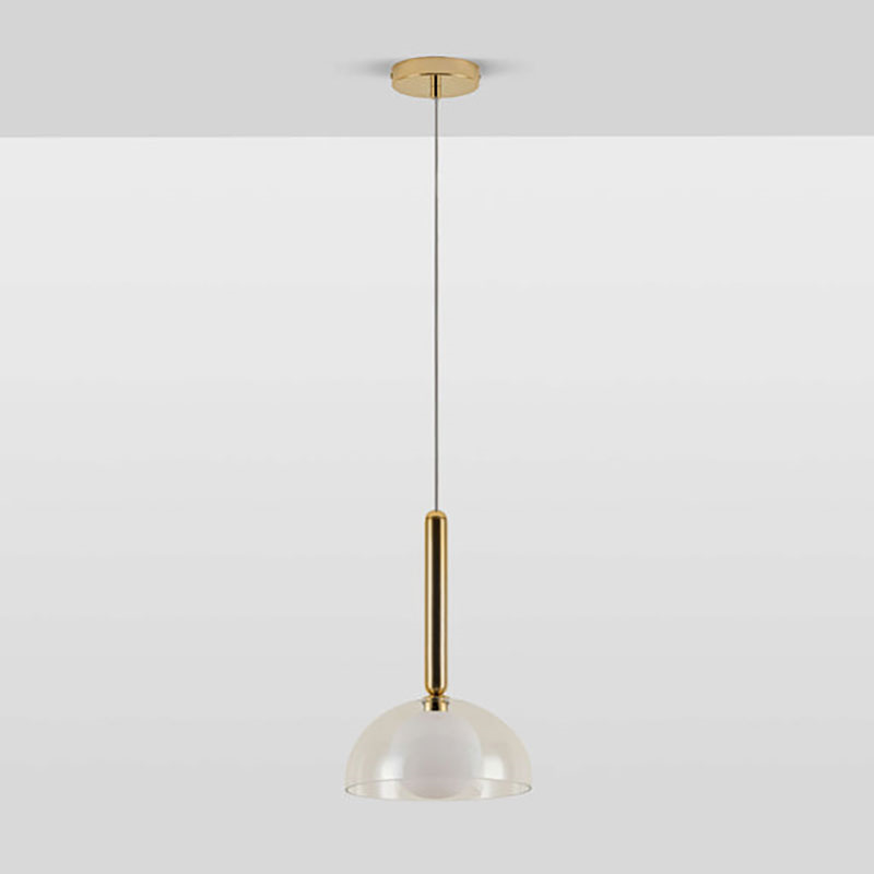 Dome Pendant Light, H213cm, Clear-2