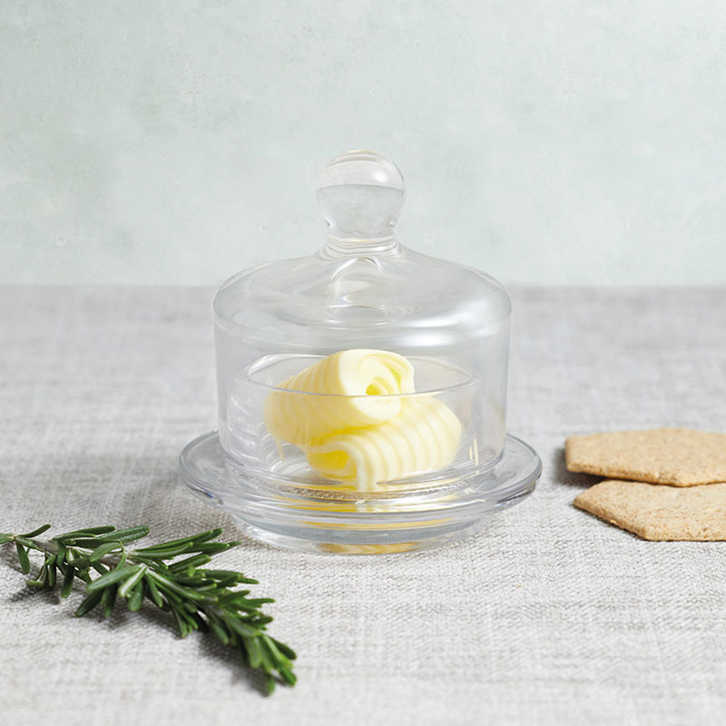 Mini butter cloche, 5 x 9cm, Glass-0