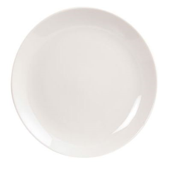 Coupe Dinner Plate, Artic White, 27cm, Set of 4-0