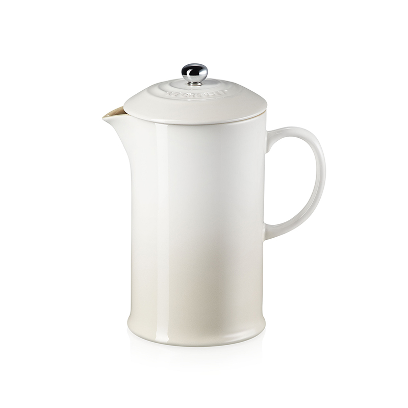 Stoneware Cafetiere, 1 litre, Meringue-1