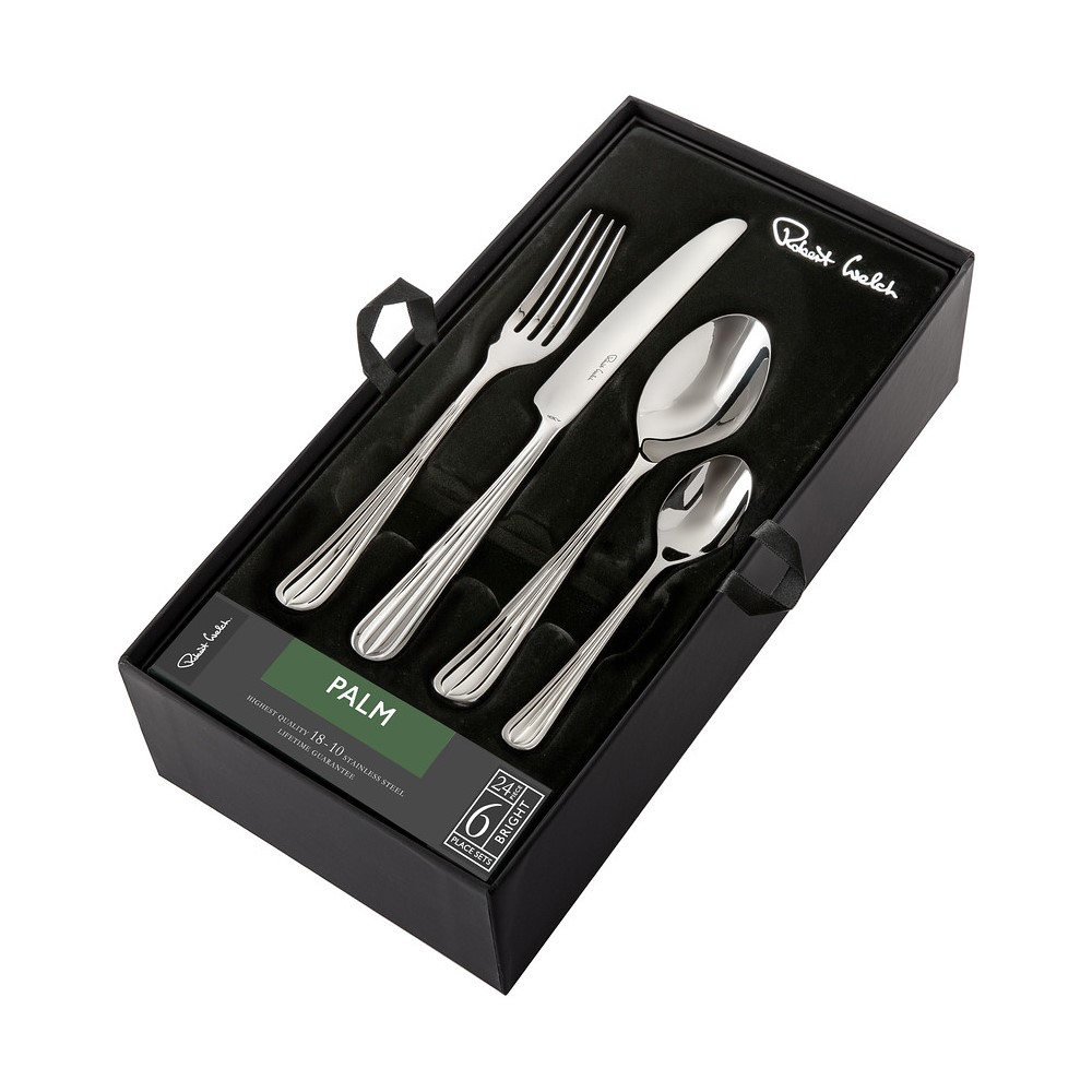 Palm Bright 42 piece cutlery set, stainless steel-0