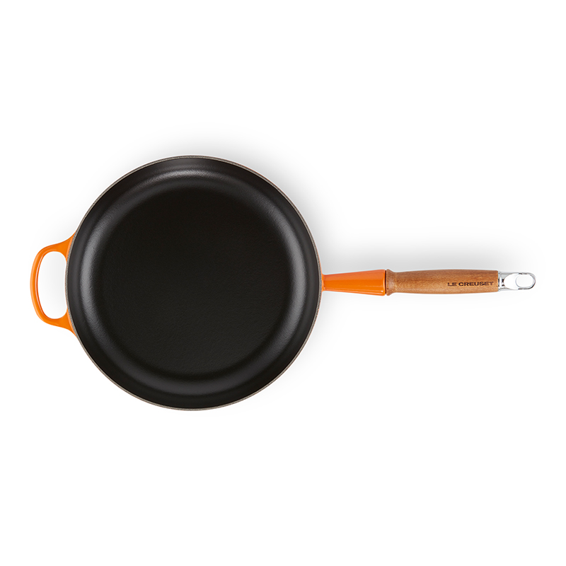 Signature Cast Iron 28cm Frying Pan, Volcanic-1