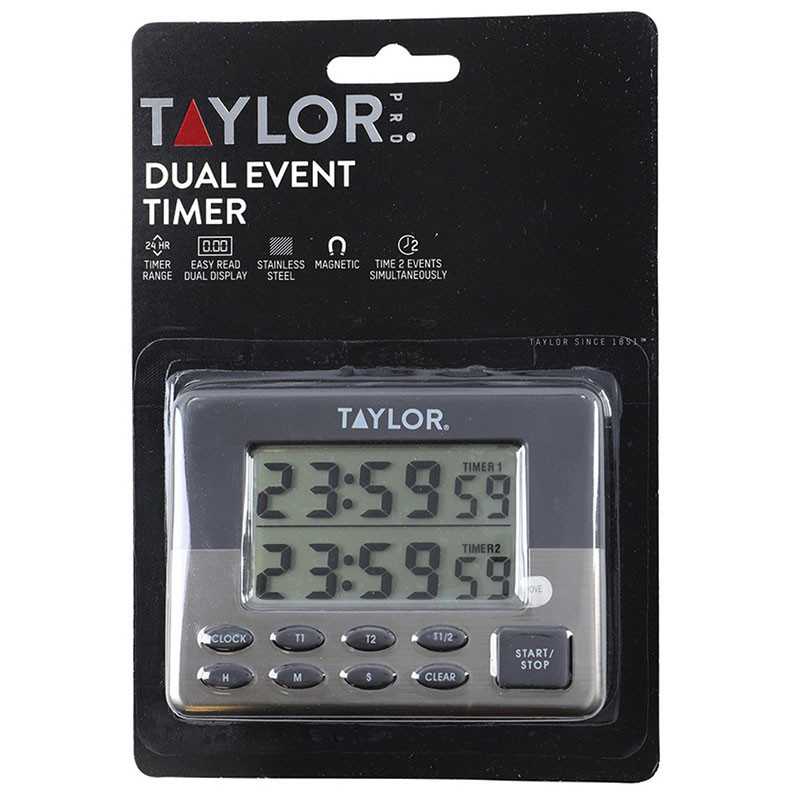 Dual Event Digital Timer, 24 Hour, Black-3