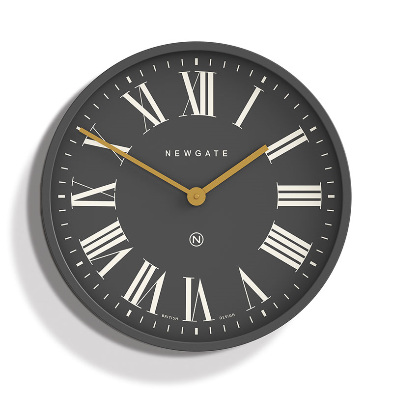 Mr Butler Wall Clock, D45cm, Moonstone Grey/Cream-0