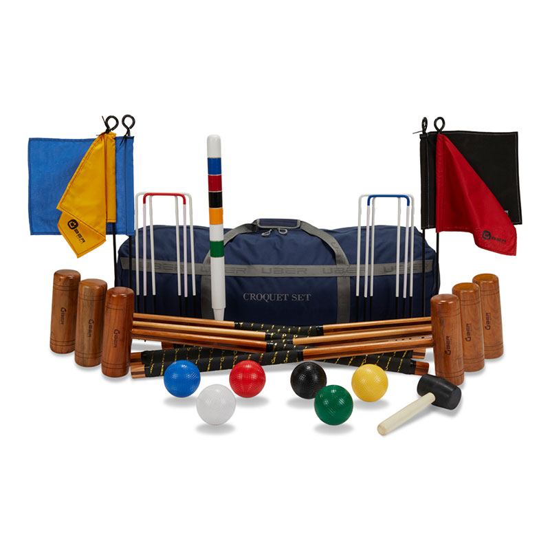 Garden 6 Player Croquet Set with Nylon Bag-0