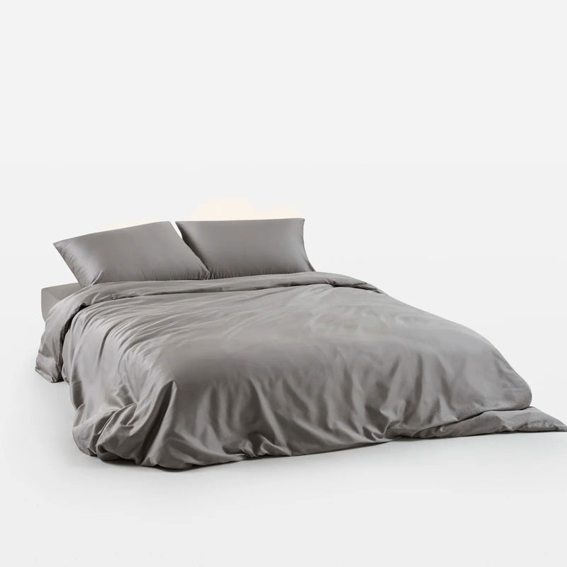 Silver King Size Bedding Set, Grey-5