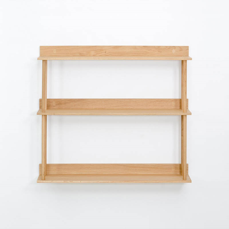 Platform 3 Shelf, H64 x W100cm, Oak-7