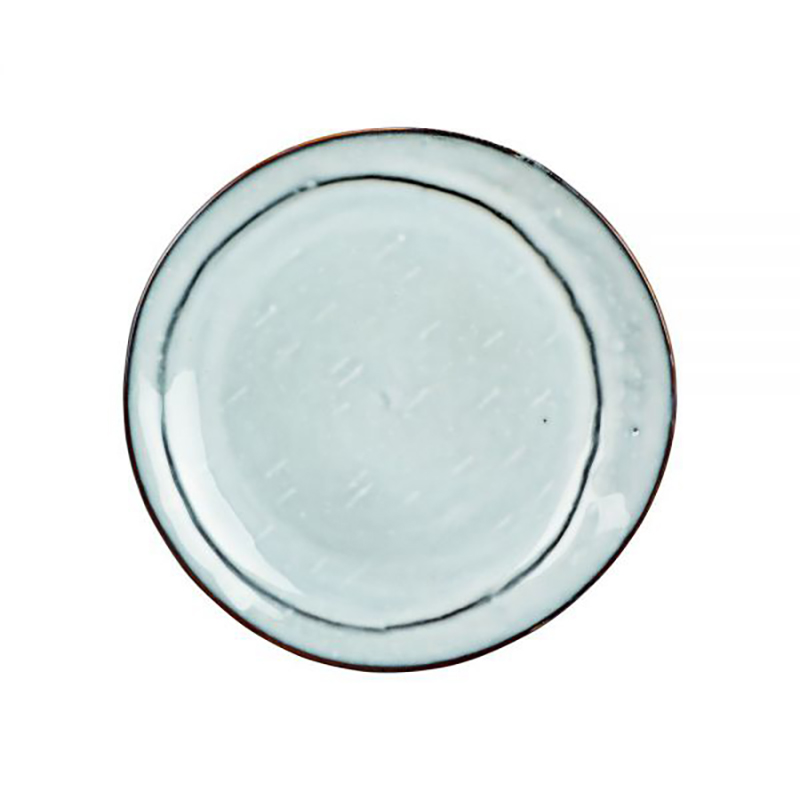 Misty Dessert Plate, D22cm, Dusty Blue-0