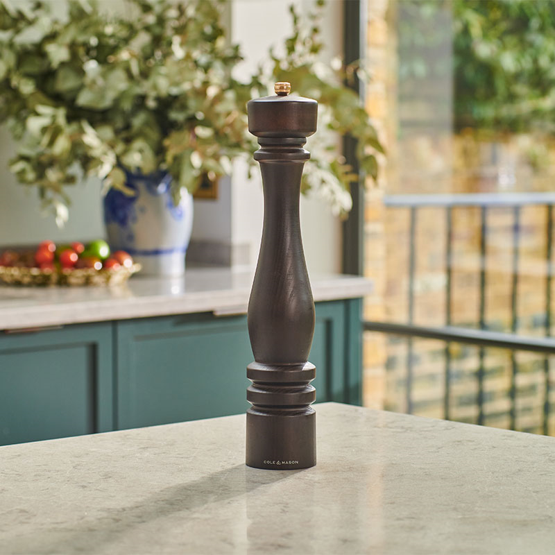 London Pepper Mill, 300mm, Chocolate Wood-0