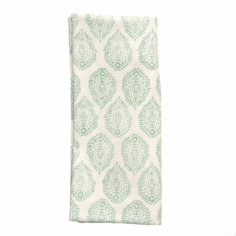 Leaf Set of 4 Napkins, 45 x 45cm, Green-1