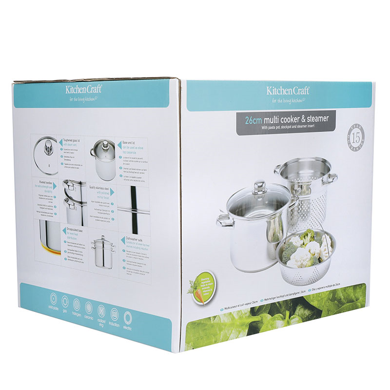 Multi steamer, 7.5 litre, Stainless Steel-6