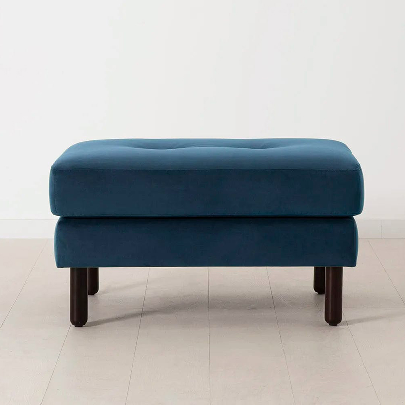 Model 04 Ottoman, Velvet Teal-0