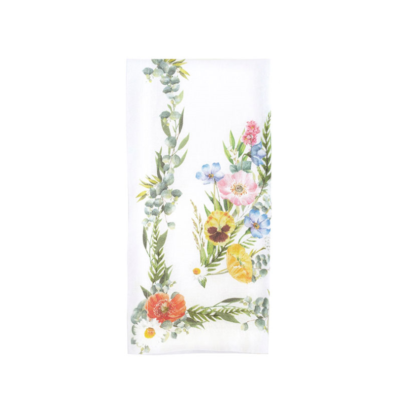 English Garden Vintage Linen Napkin, 52 x 52cm-2