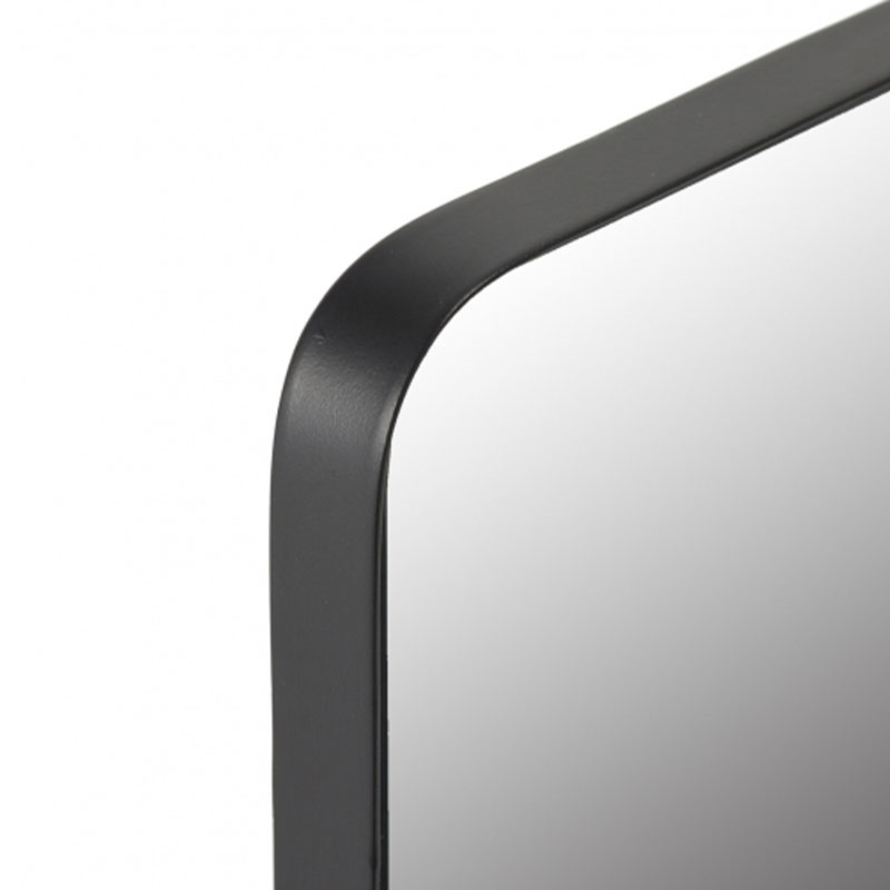 Discus Mirror, H40 x L20cm, Black-2