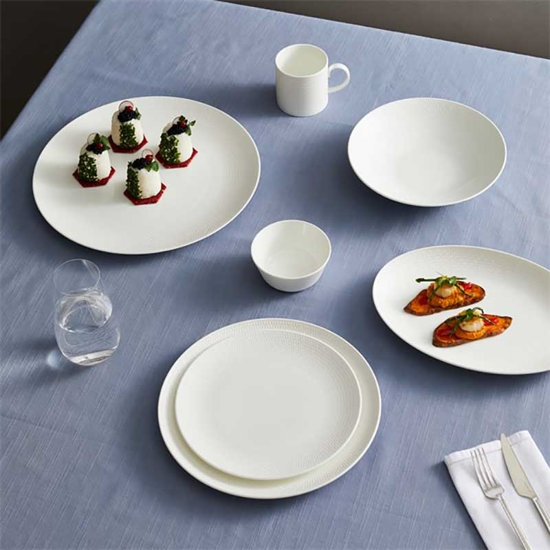 Gio 10 Piece Dinnerware Set, White-4