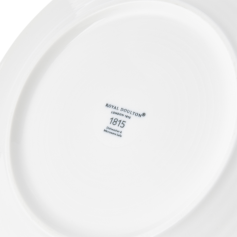 Pure Side Plates Set of 4, D23cm, White-4