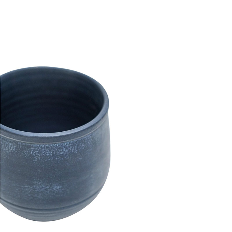 Handthrown Planter, D19cm, Azurite-1