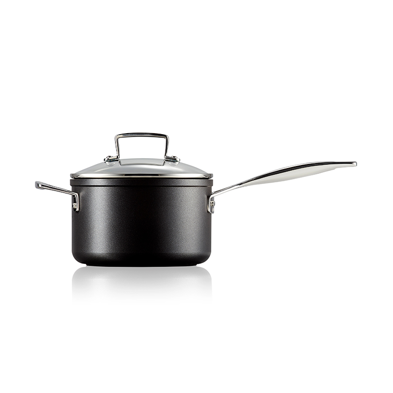 Toughened Non-Stick 3 piece saucepan set-4