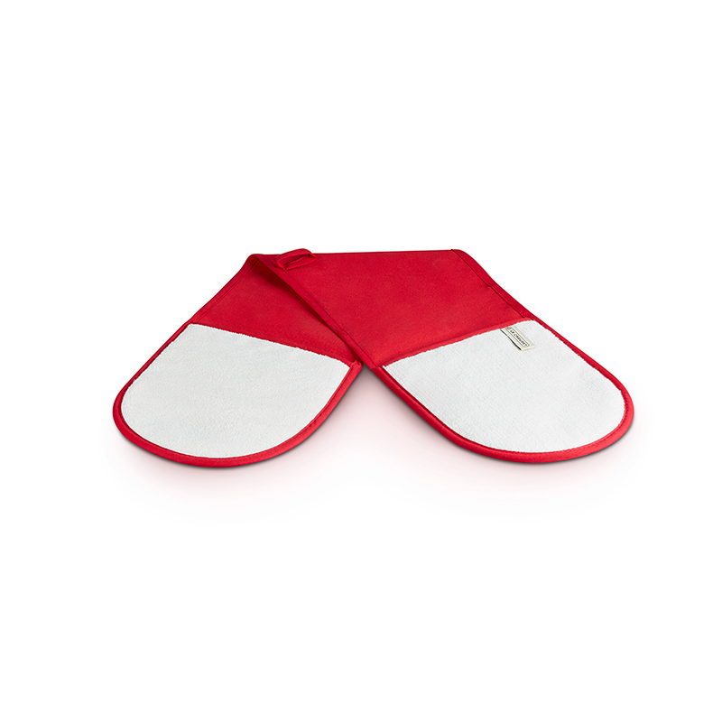 Textiles Double oven glove, Red-1