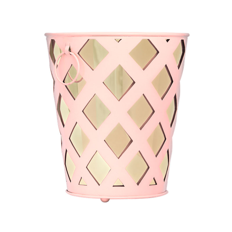 Trellis Planter, H21cm, Pink-1