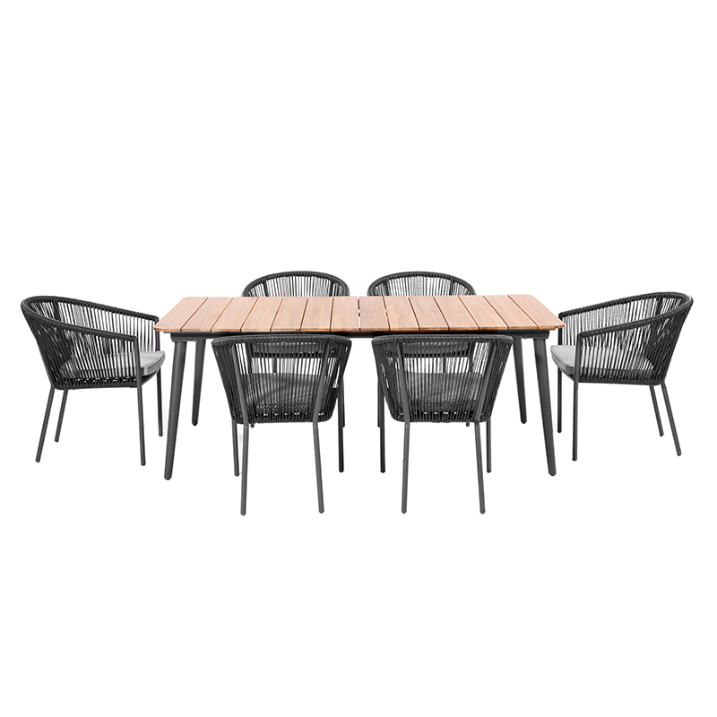 Reims Dining Set, Grey-2