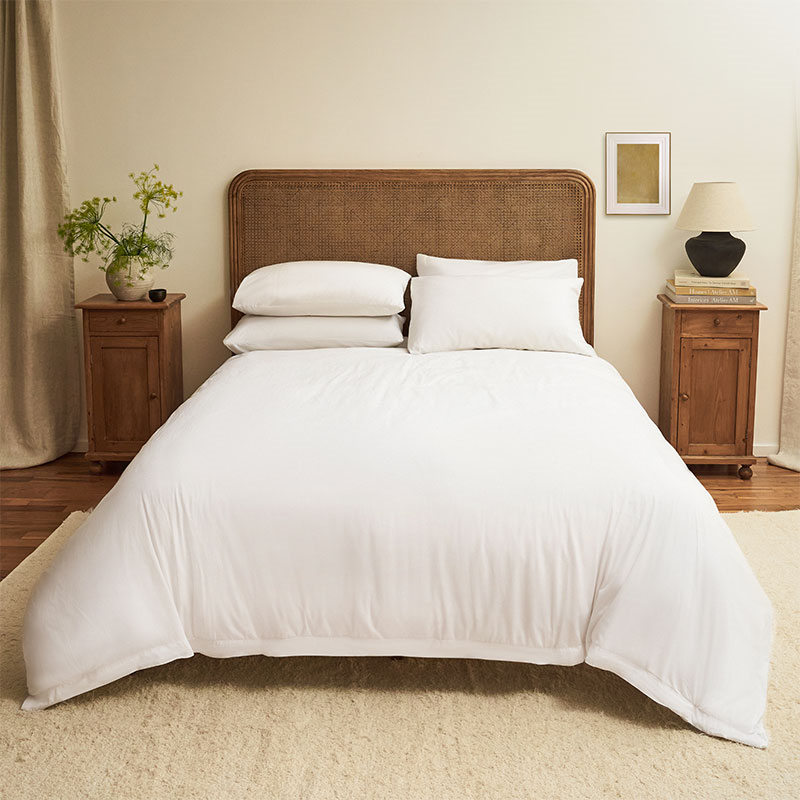 Original Percale  Duvet Cover, Superking, White-0