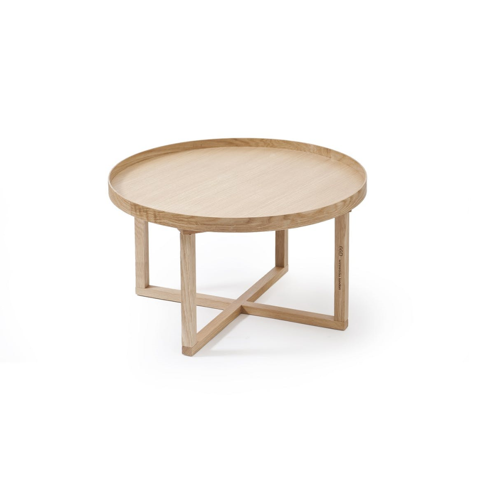 Coffee table, H38 x W66 x D66cm, Oak-1