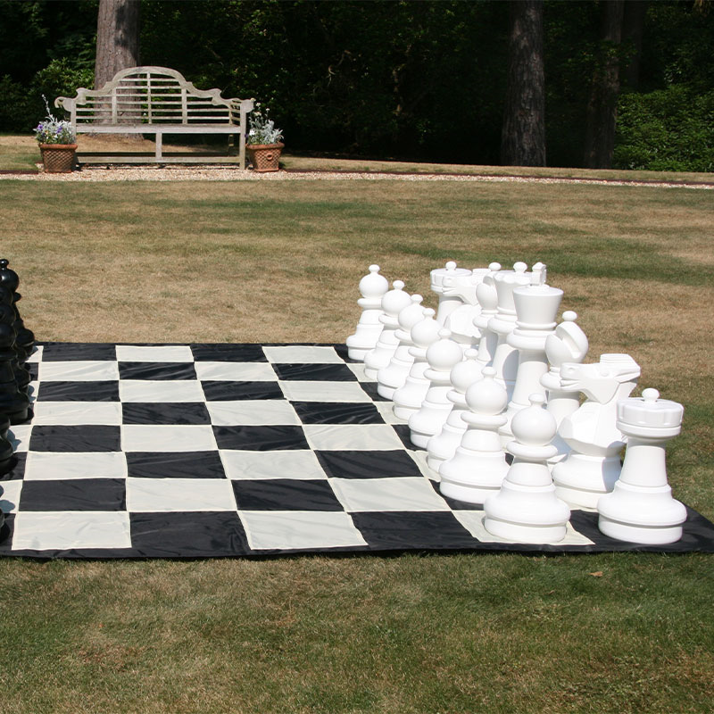 Giant Chess Set with Mat-1