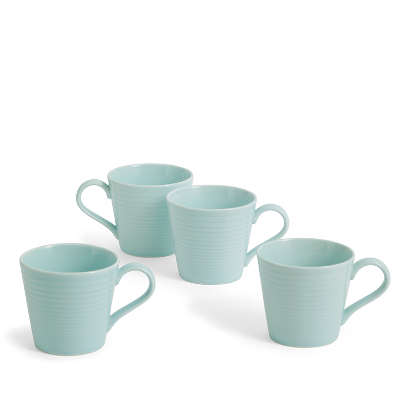 Gordon Ramsay Maze Set of 4 Mugs, 400ml, Blue-0