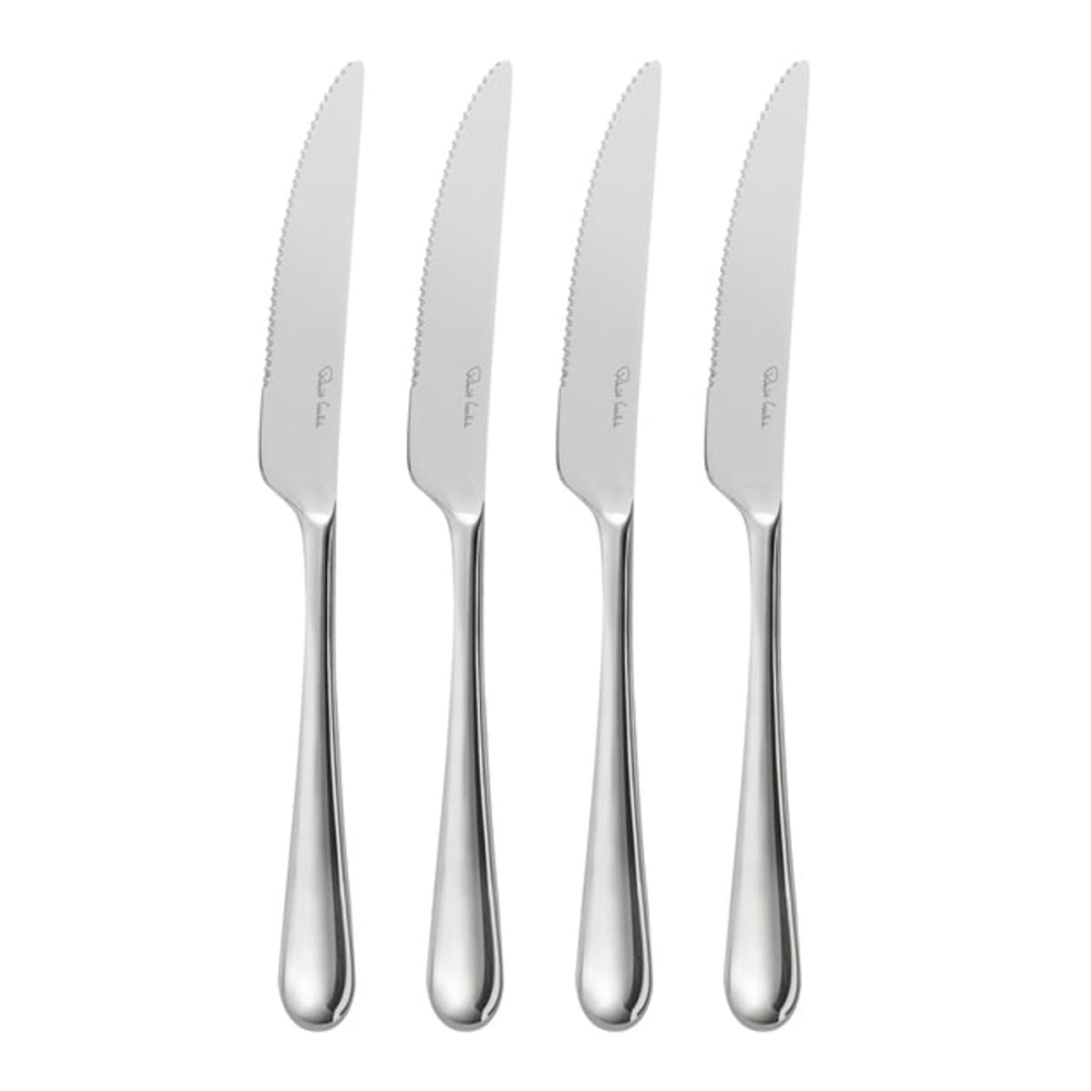 Kingham Bright Set of 4 serrated steak knives, stainless steel-1