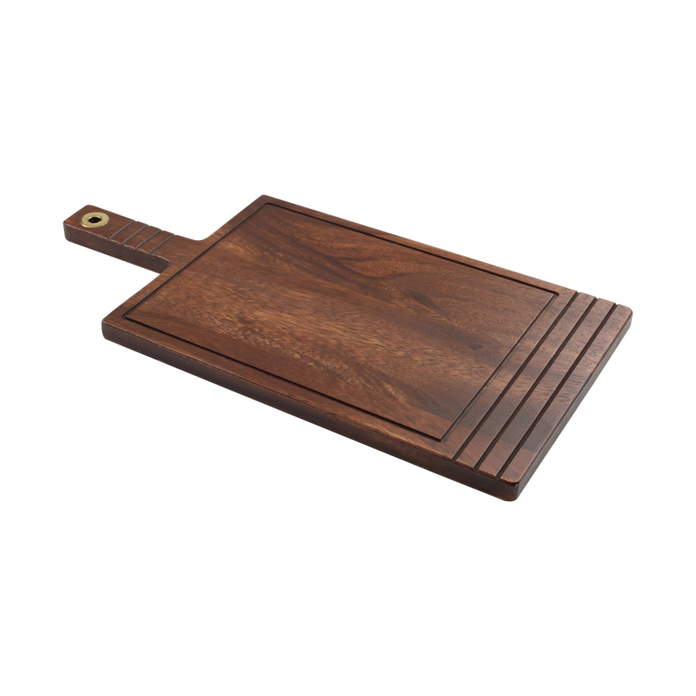 Deco Rectangular Serving Board, Acacia-2