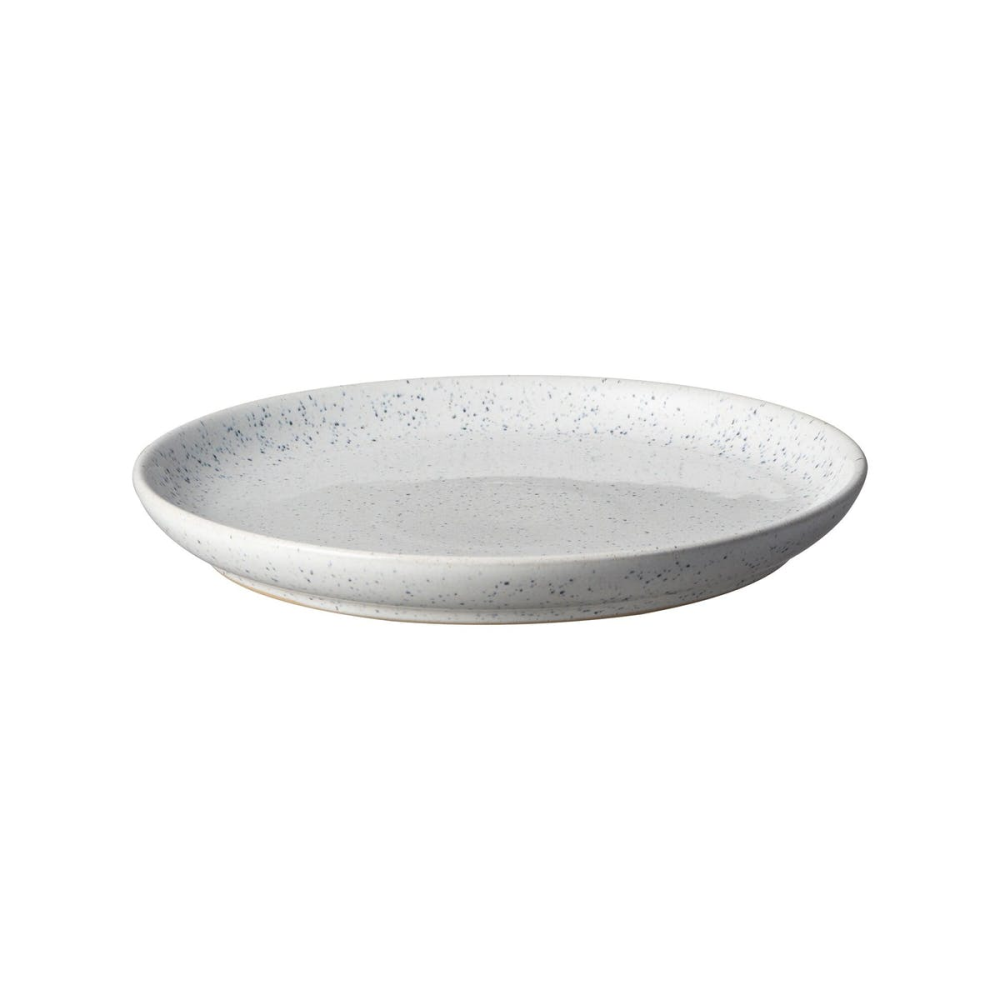 Studio Blue Medium coupe plate, 21cm, Chalk-0