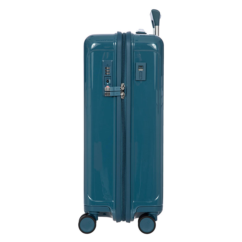 Positano Carry-on Trolley Suitcase, H55 x W23 x L38xcm, Sea Green-10