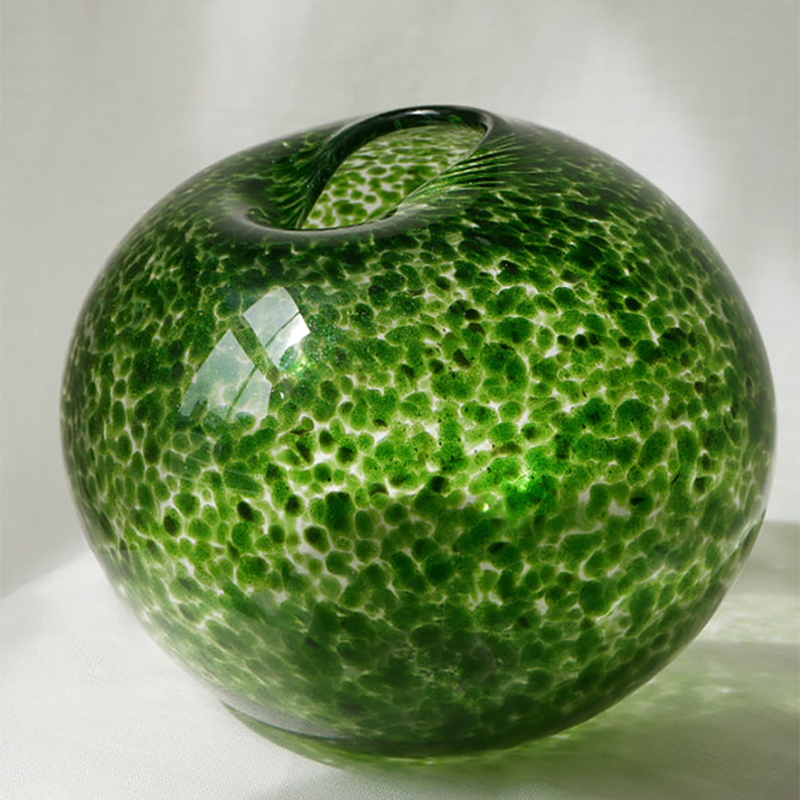 Large Dewdrop Vase, D26cm, Jade-0