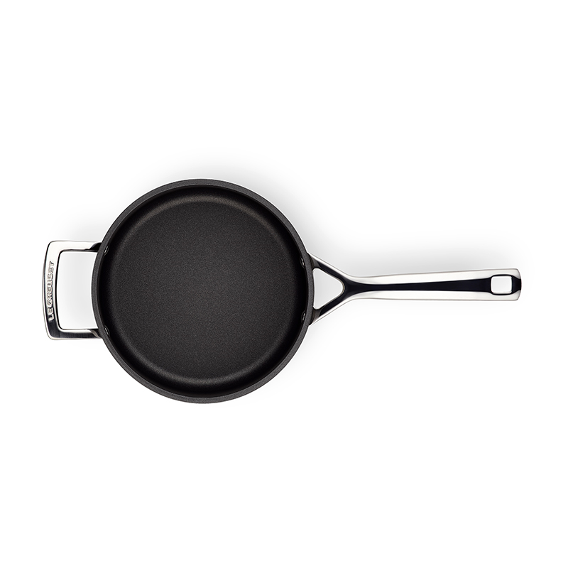 Toughened Non-Stick Saucepan With Lid - 20cm-1