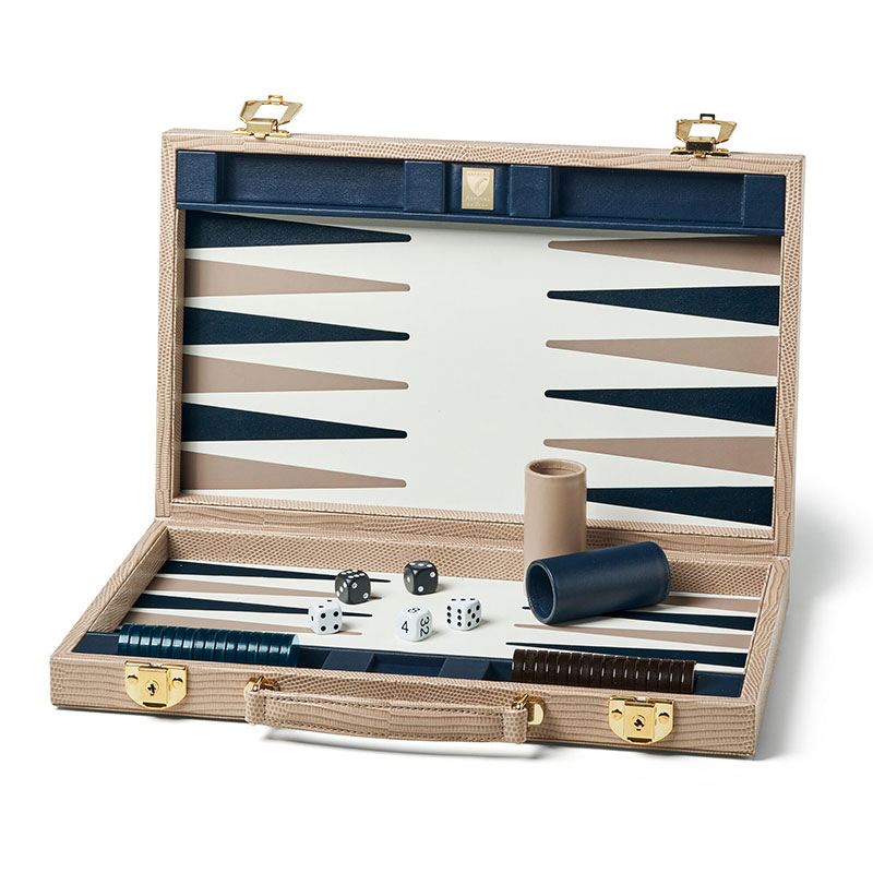 Backgammon Set, L38 x W23cm, Latte-0