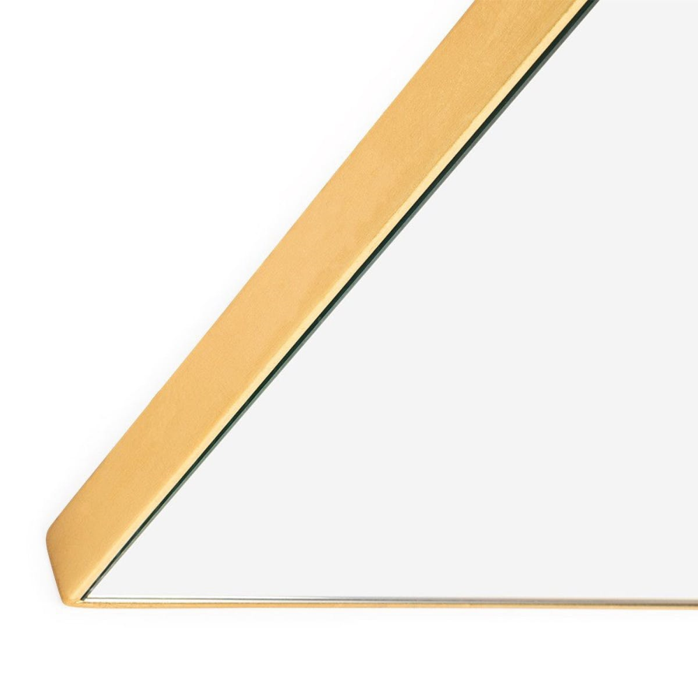 Fine Rectanular Rectangular Mirror, 100cm, Gold-1