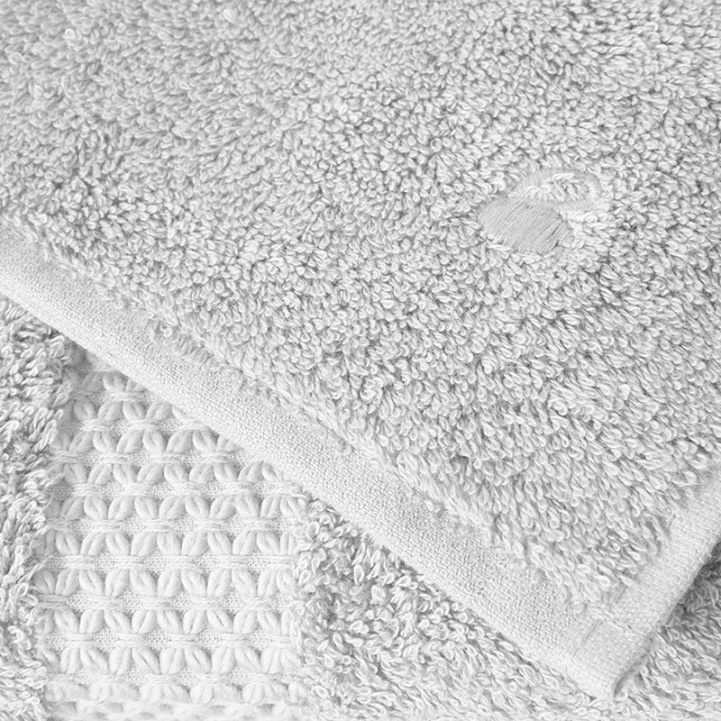 Etoile Bath sheet, 92 x 160cm, Silver-3